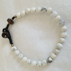 Genuine Quartz Stone Bead Bracelet